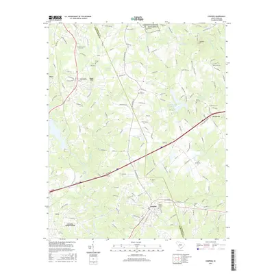 2017 Map of Cowpens, 2017 Print