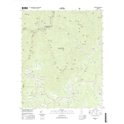 2017 Map of Cowrock, 2017 Print