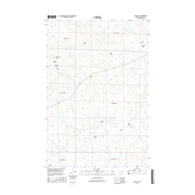 2017 Map of Cox Butte, 2017 Print