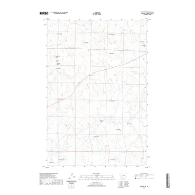 2020 Map of Cox Butte, 2020 Print