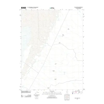 2011 Map of Cox Canyon, 2011 Print
