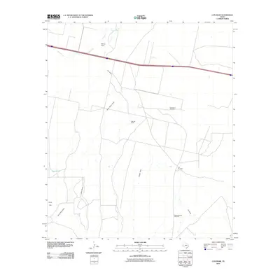 2010 Map of Cox Draw, 2010 Print