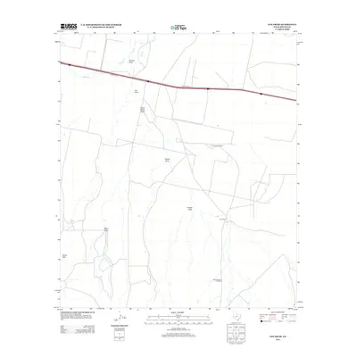 2012 Map of Cox Draw, 2012 Print