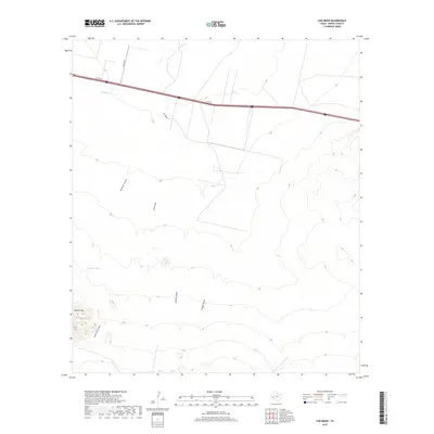 2019 Map of Cox Draw, 2019 Print