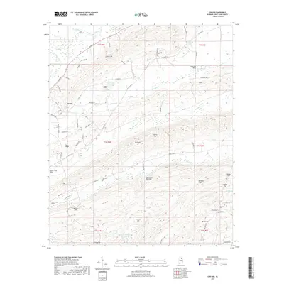2018 Map of Cox Gap, 2018 Print
