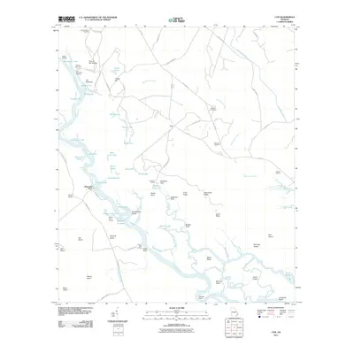 2011 Map of Cox, 2011 Print