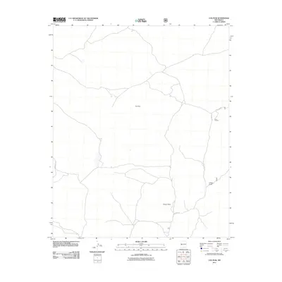 2011 Map of Cox Peak, 2011 Print
