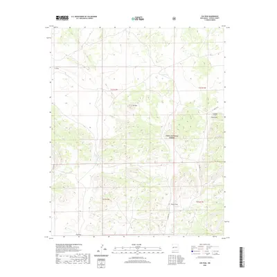 2020 Map of Cox Peak, 2020 Print