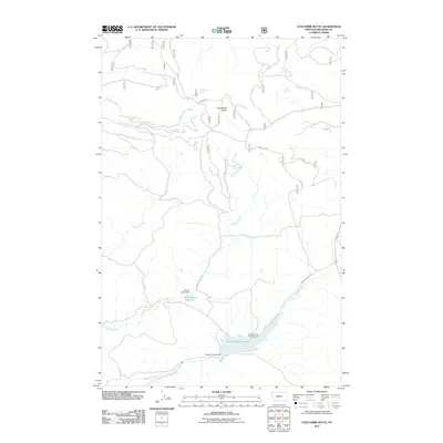 2011 Map of Coxcombe Butte, 2011 Print