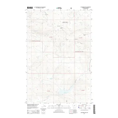 2014 Map of Coxcombe Butte, 2014 Print
