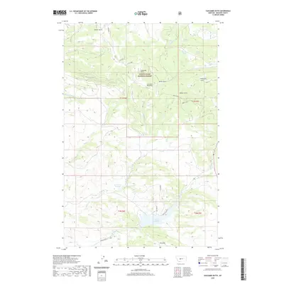2020 Map of Coxcombe Butte, 2020 Print