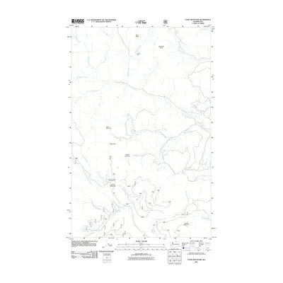 2011 Map of Coxit Mountain, 2011 Print