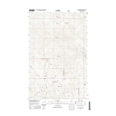 2014 Map of Coxit Mountain, 2014 Print