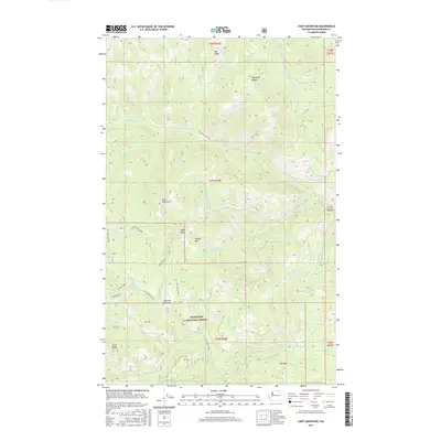 2017 Map of Coxit Mountain, 2017 Print