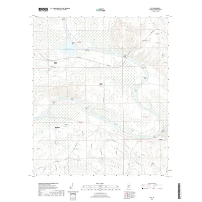 2018 Map of Coy, 2018 Print