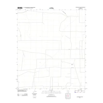 2013 Map of Coyanosa NW, 2013 Print