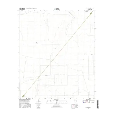 2016 Map of Coyanosa NW, 2016 Print