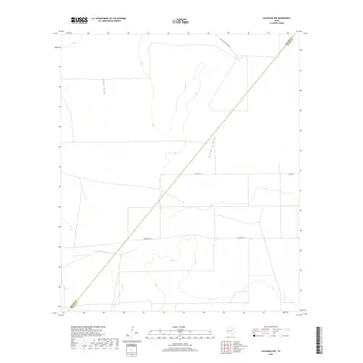 2019 Map of Coyanosa NW, 2019 Print