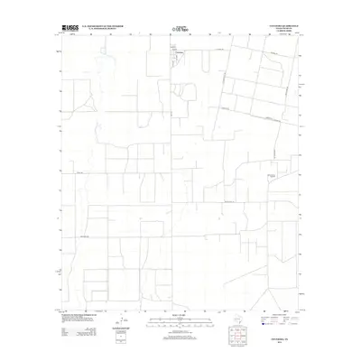 2012 Map of Coyanosa, 2012 Print