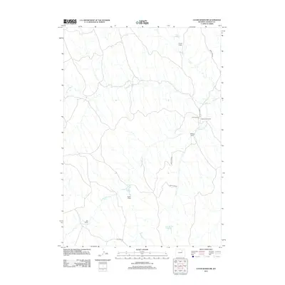 2012 Map of Coyer Reservoir, 2012 Print