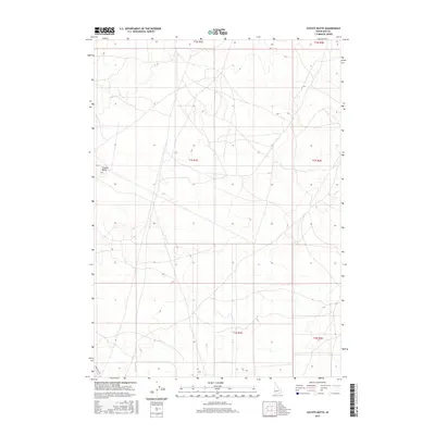 2017 Map of Coyote Butte, 2017 Print