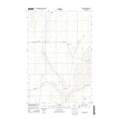 2013 Map of Coyote Butte, 2013 Print