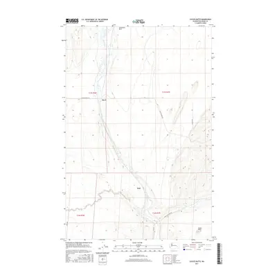2017 Map of Coyote Butte, 2017 Print