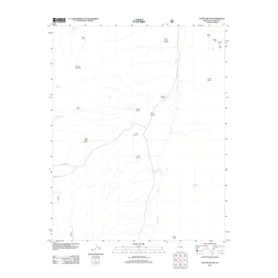 2012 Map of Coyote Buttes, 2012 Print