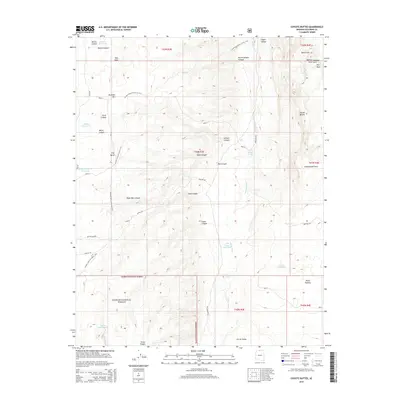 2014 Map of Coyote Buttes, 2014 Print