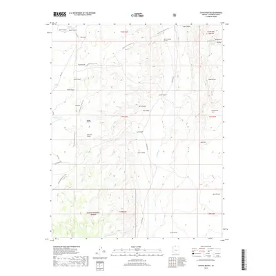 2018 Map of Coyote Buttes, 2018 Print