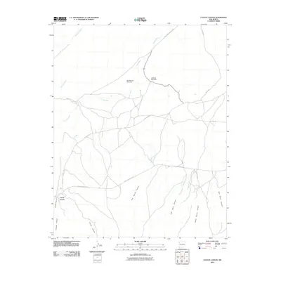 2010 Map of Coyote Canyon, 2010 Print