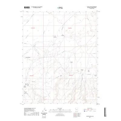 2023 Map of Coyote Canyon, 2023 Print