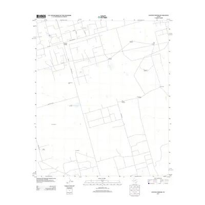 2012 Map of Coyote Corner, 2012 Print