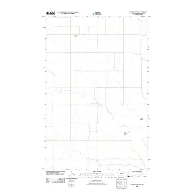 2011 Map of Coyote Coulee, 2011 Print