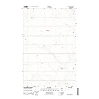 2014 Map of Coyote Coulee, 2014 Print
