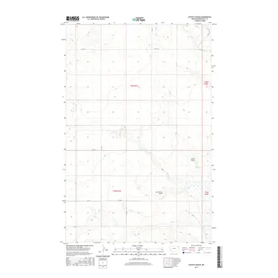 2017 Map of Coyote Coulee, 2017 Print