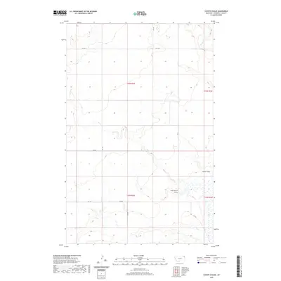 2020 Map of Coyote Coulee, 2020 Print