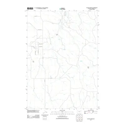 2012 Map of Coyote Draw, 2012 Print