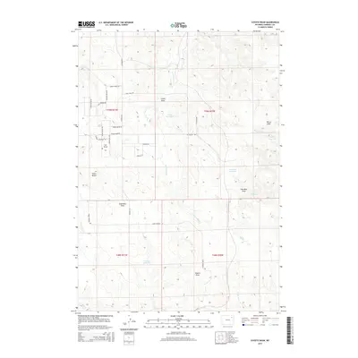 2015 Map of Coyote Draw, 2015 Print