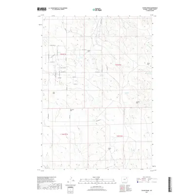 2017 Map of Coyote Draw, 2017 Print