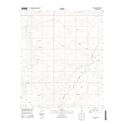 2013 Map of Coyote Draw, 2013 Print