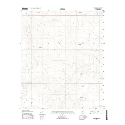 2017 Map of Coyote Draw, 2017 Print