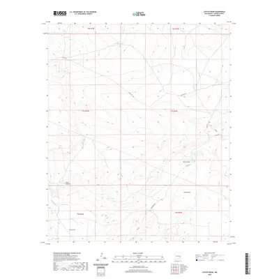 2020 Map of Coyote Draw, 2020 Print