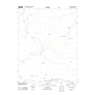 2012 Map of Coyote Flat, 2012 Print