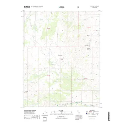 2018 Map of Coyote Flat, 2018 Print