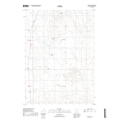 2017 Map of Coyote Gap, 2017 Print
