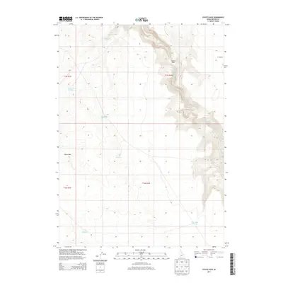 2013 Map of Coyote Hole, 2013 Print