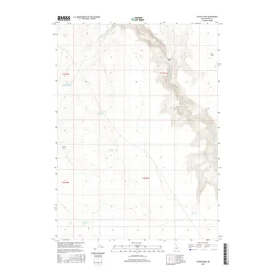 2017 Map of Coyote Hole, 2017 Print