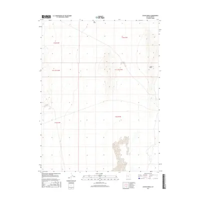 2017 Map of Coyote Knolls, 2017 Print