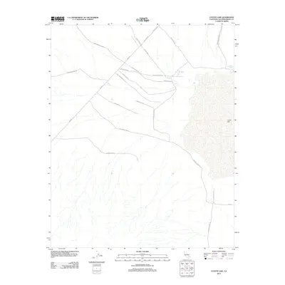 2012 Map of Coyote Lake, 2012 Print